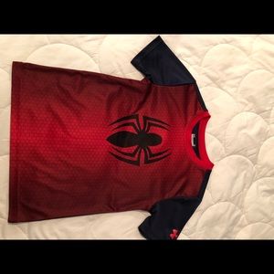 Under Armour boys spider-man shirt